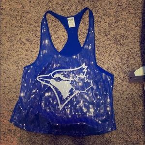 PINK Toronto Blue Jays sequin tank top